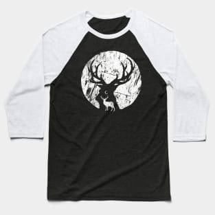 Deer at night Baseball T-Shirt